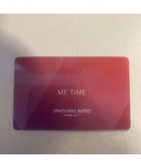 Springhill Suites Collectible Hotel Key Card Pink Purple Me Time - £2.26 GBP