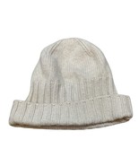 BALMUIR Wool Cashmere Cuffed Beanie Hat Cream One Size - $47.06 CAD