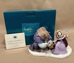 Disney Classics WDCC Belle &amp; Beast “She Didn’t Shudder At My Paw” 120968... - $359.99