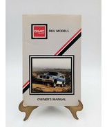 1988 GMC Trucks R&amp;V Models Owners Manual X-8809B - £50.49 GBP