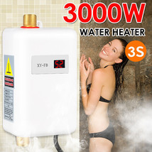 3000W Instant Hot Water Heater Electric Tankless On Demand House Shower ... - £64.20 GBP