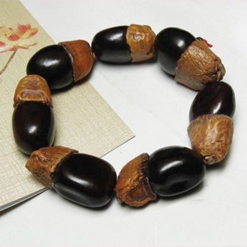Huge 7 Exotic Afzelia Bodhi Seed Yoga Meditation Prayer Beads Mala Brace... - $7.15