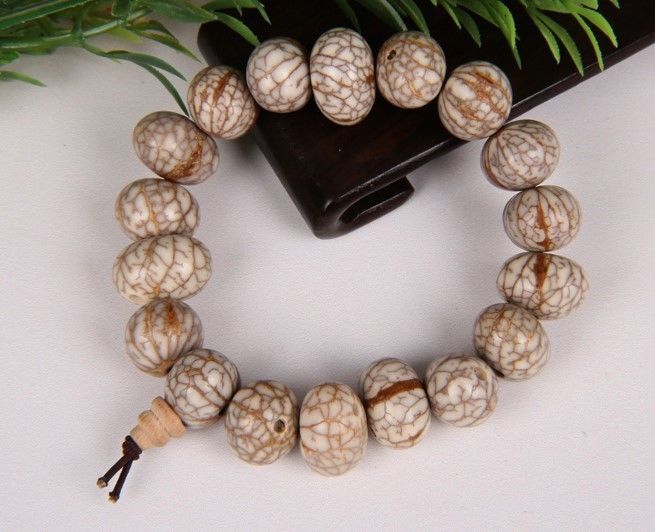 Big Stretchy19 Money Yuanbao Star Moon Old Bodhi Seed Prayer Beads Mala ... - $7.08