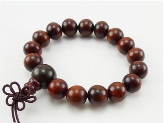 Top Quality Tibetan 17 12mm Red Sandalwood Buddhist Prayer Beads Mala Br... - $7.09