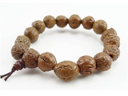 Big Stretchy Tibetan 14 Old Raw Dragon Eye Bodhi Seed Prayer Beads Mala ... - $3.51