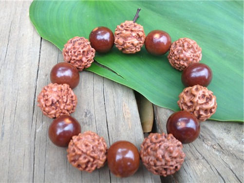 Huge 18mm Rudraksha Bodhi Seed Sun Seed Prayer Beads Meditation Mala Bra... - $7.15