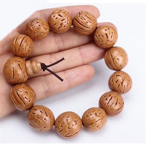 Large 13 16mm Old Phoenix Eye Bodhi Seed Meditation Prayer Beads Mala Br... - $7.08