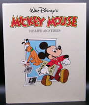 Walt Disney&#39;s Mickey Mouse His Life &amp; Times First Edition 1986 Hardcover Dj - £14.14 GBP