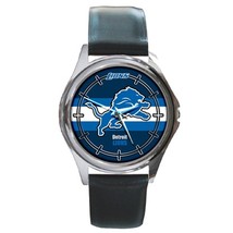 Detroit lions leather wrist watch thumb200