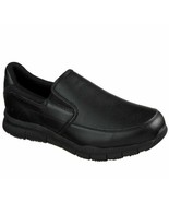 Skechers Men&#39;s 77157 Nampa Groton Memory Foam Slip On Resistant Shoes Si... - £31.89 GBP