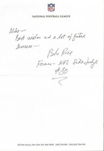 Bob Rice Signed Handwritten Letter NFL Side Judge  - £23.79 GBP