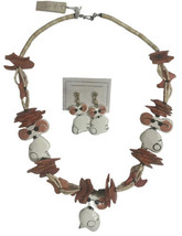 Vintage 80&#39;s 90&#39;s Three Blind Mice Nursery Rhyme Necklace And Earrings - £15.78 GBP