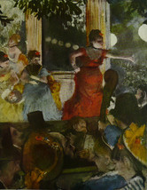 Cafe Concert at Les Ambassadeurs - Degas - Framed Picture 11&quot;x14&quot; - £25.56 GBP