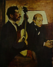Degas Father Listening to Pagans - Degas - Framed Picture 11&quot;x14&quot; - £25.97 GBP
