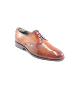 Men leather handmade derby oxfords original leather lace up formal wear shoes - £141.13 GBP - £148.97 GBP