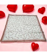 Vtg 60s TURA Multilingual I Love You SCARF Kerchief 19&quot; x 19.5&quot; Made In ... - $300.25 MXN