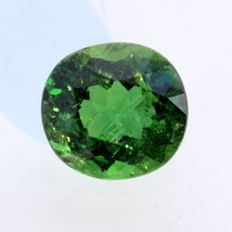 Chrome Green Tourmaline Faceted Oval Burmese Natural Unheated Gem 2.53 carat - £397.63 GBP