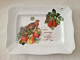 Michel Design Works In A Pear Tree Melamine Large Christmas Serving Plat... - $49.99