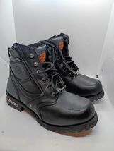 Milwaukee Leather MBM9050 Black Side Zip Boots Motorcycle 11EEE READ - $9.90