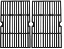 Cast Iron Grill Cooking Grates 16.5&quot; 2-Pack Replacement for Kenmore BBQ Pro - £87.72 GBP