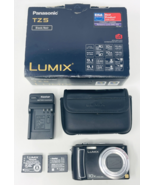 WORKING Panasonic DMC TZ5 Lumix Digital Camera Black w/ Battery Charger Bag - $1,656.49 MXN