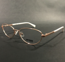 GUESS Brille Rahmen GU8238 028 Weiß Pink Rotgold Rund Cat Eye 55-16-140 - $34.63