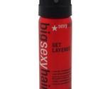 Sexy Hair Big Get Layered Flash Dry Thickening Hairspray 1.3oz 38ml - £8.27 GBP