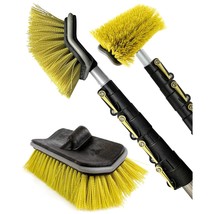 Doca Floor Scrub Brush With Long Handle - 6-24 Ft Extension Pole (30+ Ft Reach)  - $186.99