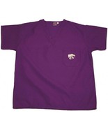 Kansas State Purple Scrubs Top - Small - £19.41 GBP