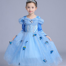 Cinderella Princess #2 Butterfly Party Dress kids Costume Dress for girls 2-10 Y - £18.07 GBP