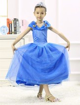 Cinderella Princess Butterfly Party Dress kids Costume Dress for girls 2-10 Y - £14.32 GBP