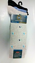 GT by GOLD TOE ADC Fashion Crew Socks 3 Pairs Premium Comfort Shoe Sz 6-12½ NEW - £14.90 GBP