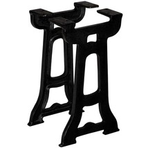 vidaXL Cast Iron Black Bench Legs, Set of 2, Heavy-Duty, Rust-Resistant - €141,57 EUR