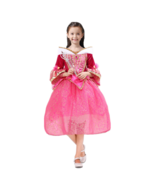 Sleeping Beauty Princess Aurora Girls Costume Dress 3-10 Years - £18.34 GBP