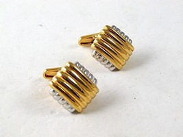 Gold Tone &amp; Silver Tone Cufflinks 102616 - £14.05 GBP