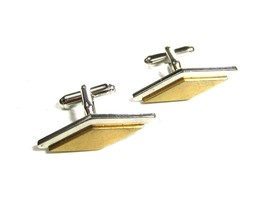 Silver Tone &amp; Gold Tone Cufflinks by ANSON 102715 - £16.28 GBP