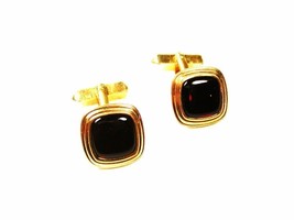 Gold Tone &amp; Red Cufflinks by SWANK 102715 - £18.32 GBP