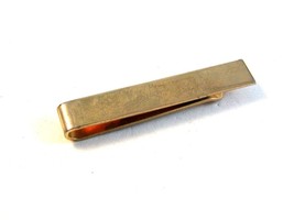 Vintage 1950&#39;s - 1960&#39;s Gold Tone Tie Clasp Signed SWANK - £15.17 GBP