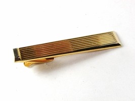 Vintage Large Goldtone Tie Clasp By HICKOK U.S.A. 42816 - £13.53 GBP