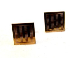 Vintage Gold Tone Cufflinks by Swank - £13.58 GBP