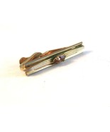Vintage 1950&#39;s - 1960&#39;s Gold Tone &amp; Golden Topaz Tie Clasp by Swank - £13.36 GBP
