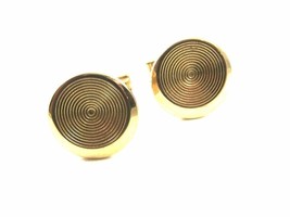 True Vintage Goldtone Cufflinks Unmarked 100714e - £12.78 GBP