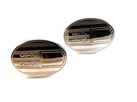 Vintage Silver Tone with Place for Monogram Cufflinks - $13.49