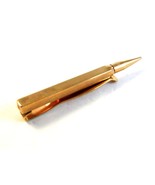 Vintage 1960&#39;s - 1970&#39;s Gold Tone  Pencil Tie Clasp Signed Swank - £19.66 GBP