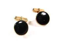 Gold Tone &amp; Red Cufflinks by SWANK 12415a - £15.22 GBP