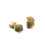 Art Deco Gold Tone Top Silver Tone Cufflinks Unbranded 11316 - £15.17 GBP