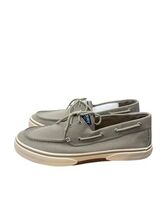 Sperry Men Halyard 2 eye Boat Shoe STS23665 Taupe Size 13W - $49.50