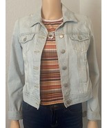 Ashley Vintage Charm Light Wash Jean Jacket Size Small - $20.00