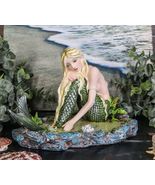 Ebros Young Maiden Mermaid by The Lagoon Statue Nautical Mermaid Figurin... - $73.85 CAD