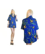 HILO HATTIES shirt hawaiian shirt tropical fish shirt angel fish shirt a... - £76.54 GBP